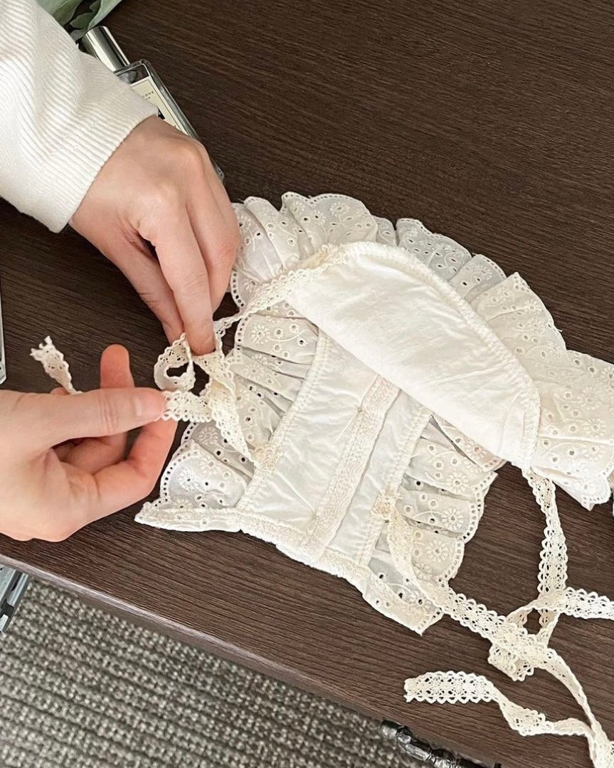 baby bib lace poncho - HEY,BUDDY