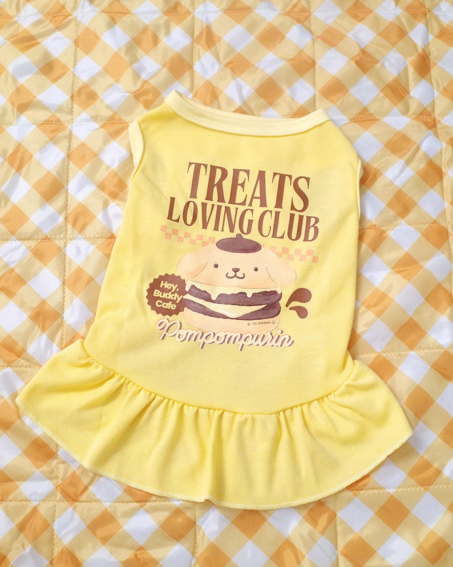 <10/17予約開始>【POMPOMPURIN】おやつ大好きくらぶ。ワンピース