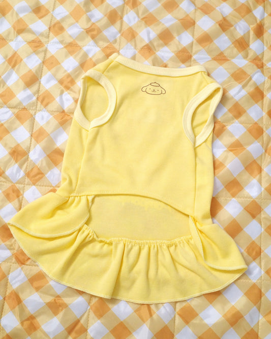 <予約>【POMPOMPURIN】おやつ大好きくらぶ。ワンピース