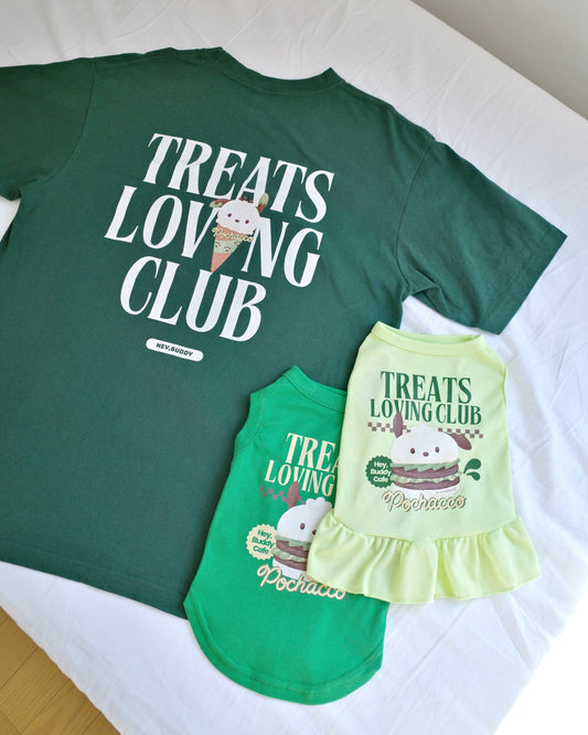 <予約>【POCHACCO】おやつ大好きくらぶ。ペアTシャツ