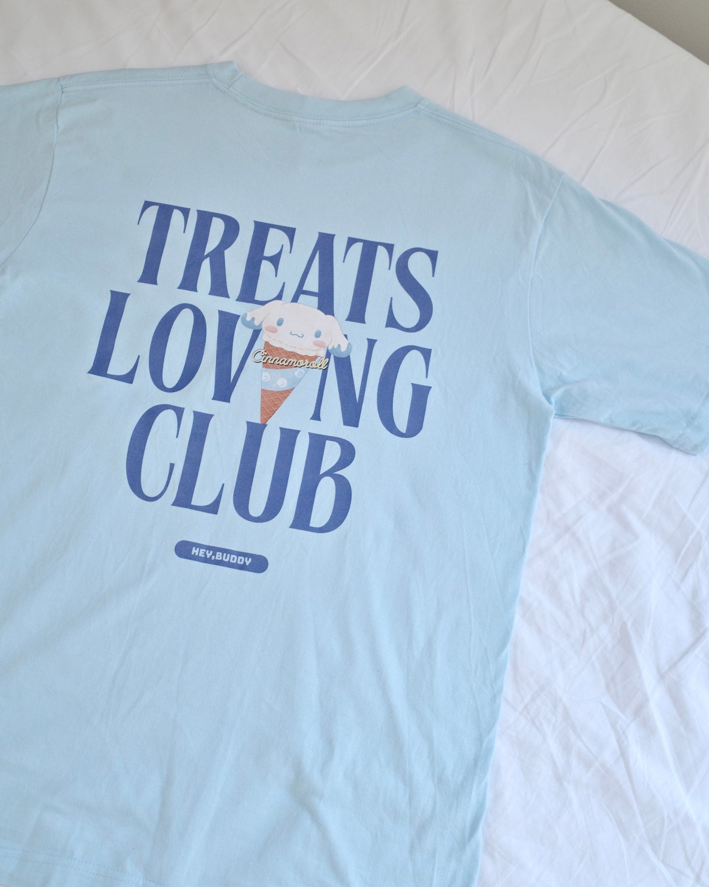 <10/17予約開始>【CINNAMOROLL】おやつ大好きくらぶ。ペアTシャツ