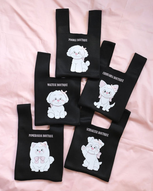 girly dog knit bag - HEY,BUDDY