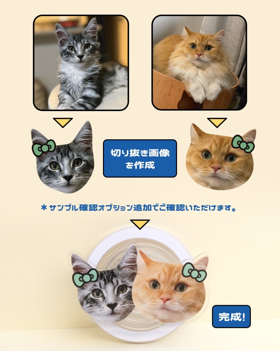イベント専用【HELLO,KITTY】うちの子グリップ - HEY,BUDDY