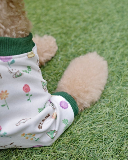 12/5発売【SANRIO CHARACTERS】総柄フラワーロンパース - HEY,BUDDY