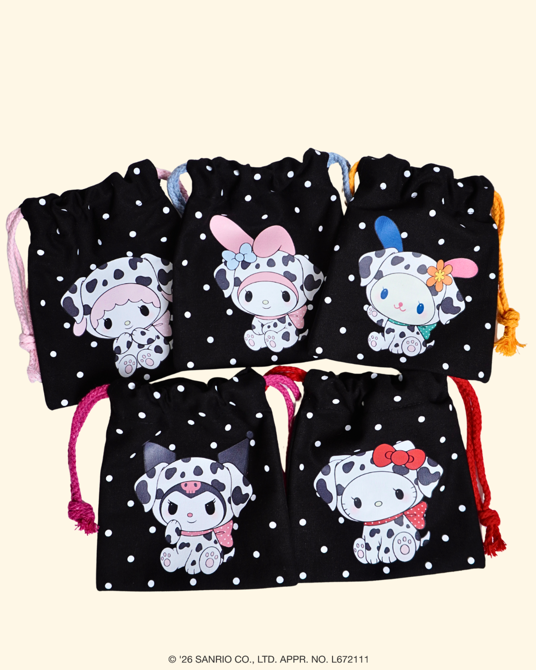 【SANRIO CHARACTERS】CUTE DOGS? 巾着