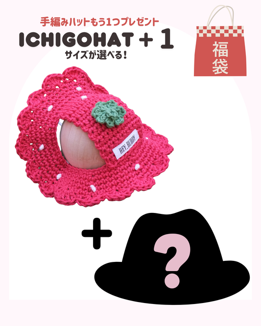 【感謝祭限定】いちごちゃん+ランダムハット2点セット
