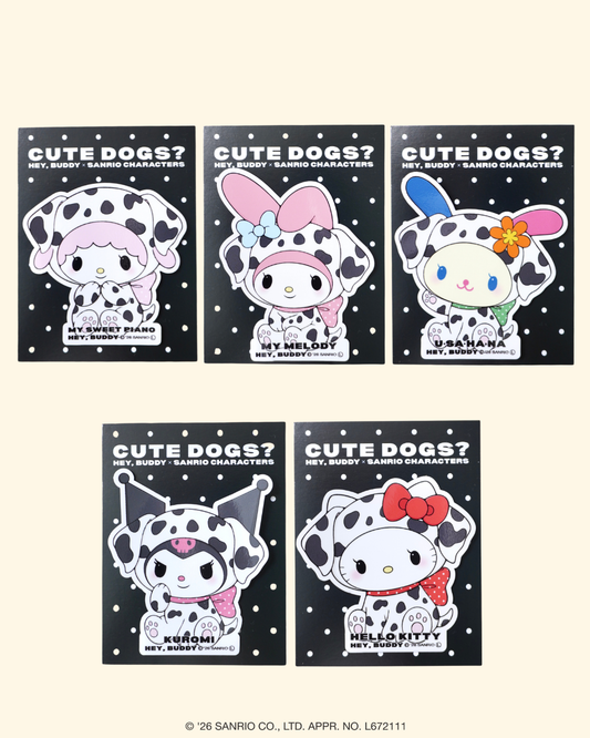 【SANRIO CHARACTERS】CUTE DOGS? ステッカー