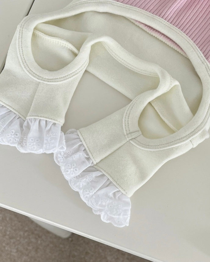 ballet core ribbon trumpet pants