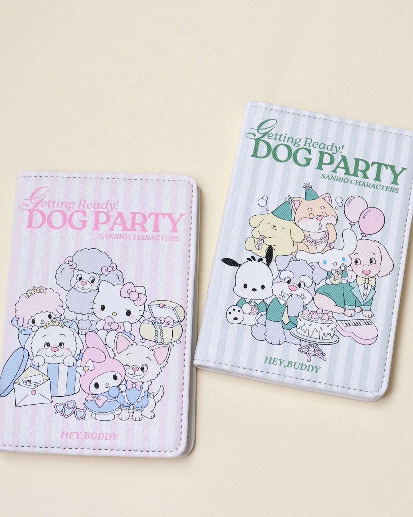 ＜予約＞【SANRIO CHARACTERS】DOG PARTY 診察カード ＆パスポートケース