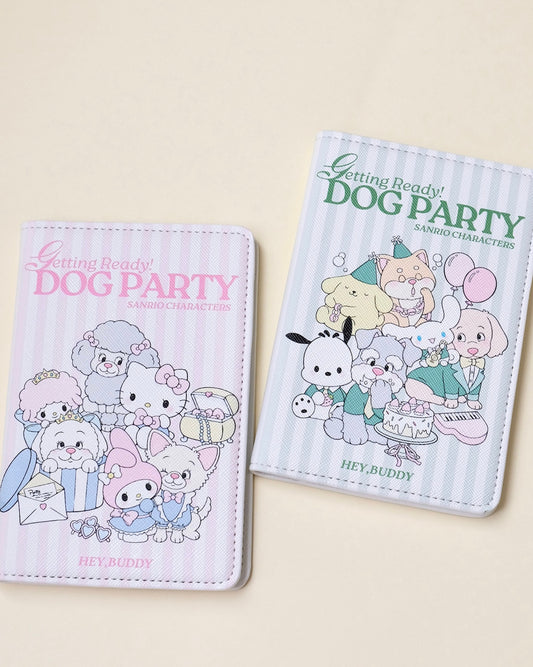 ＜予約＞【SANRIO CHARACTERS】DOG PARTY 診察カード ＆パスポートケース