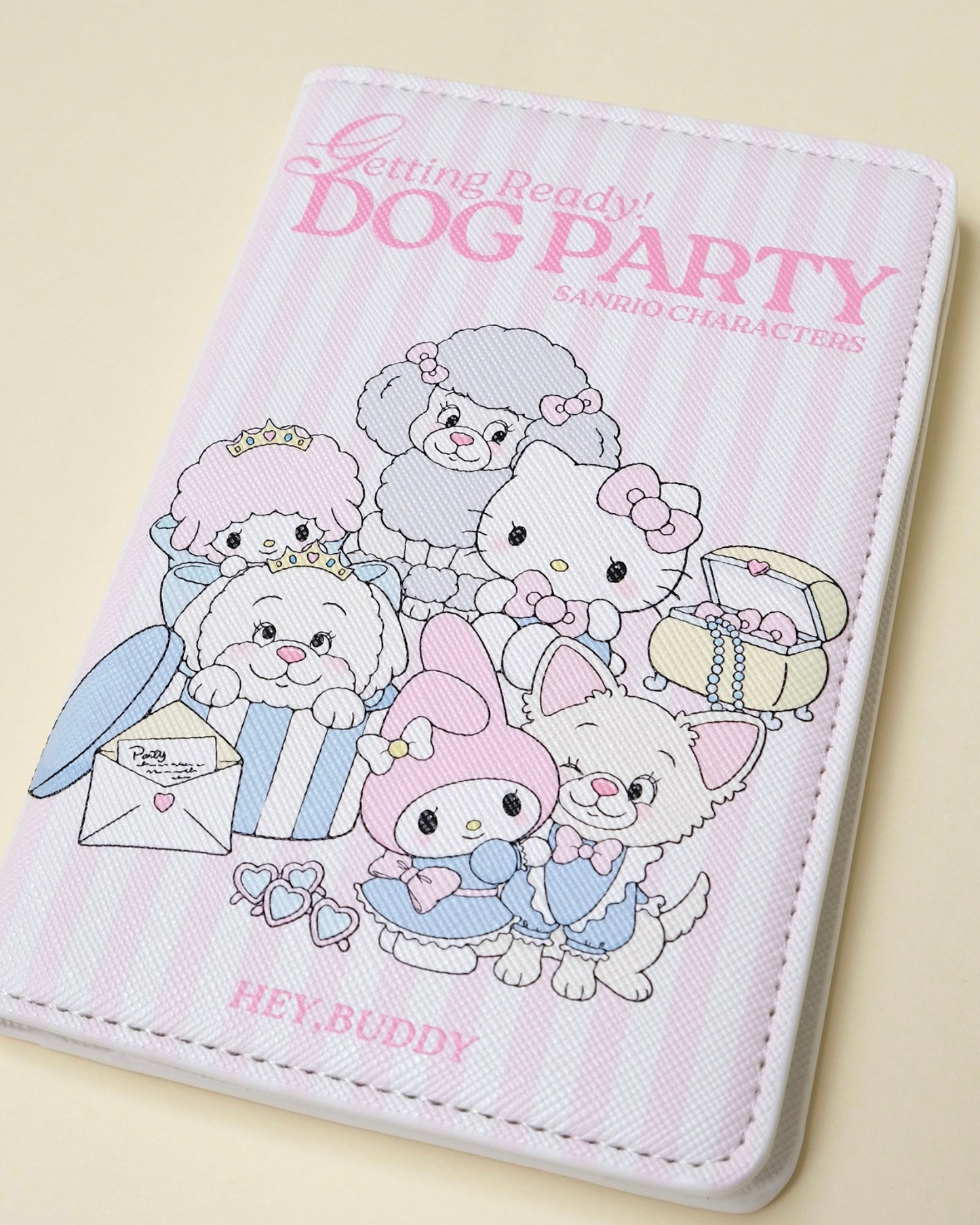 ＜予約＞【SANRIO CHARACTERS】DOG PARTY 診察カード ＆パスポートケース