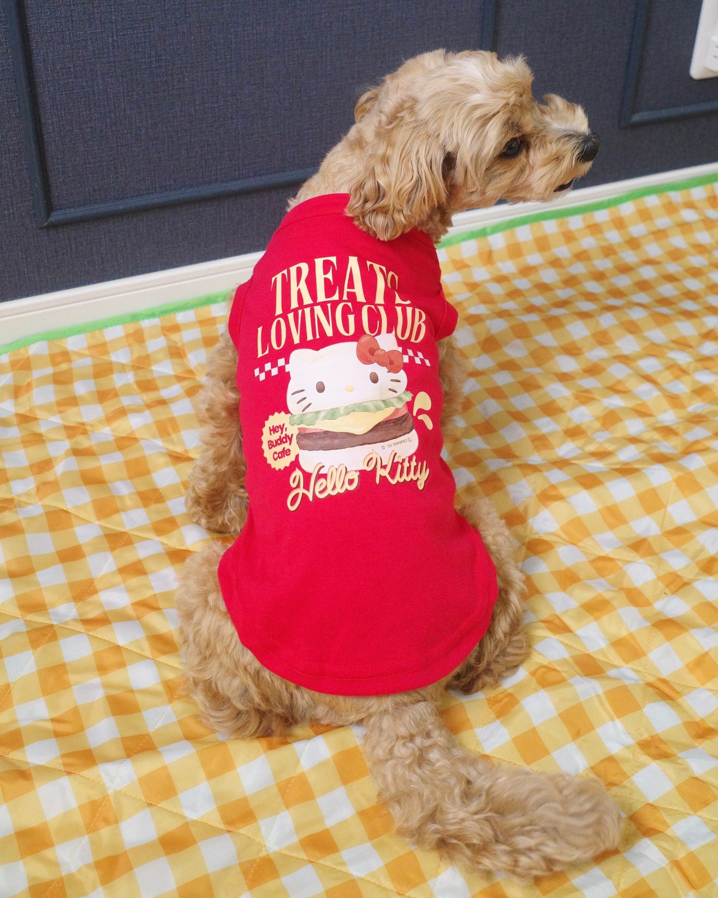 ＜予約＞【HELLO KITTY】おやつ大好きくらぶ。Tシャツ
