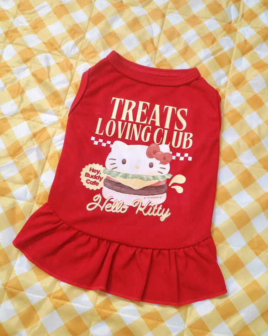 ＜10/17予約開始＞【HELLO KITTY】おやつ大好きくらぶ。ワンピース