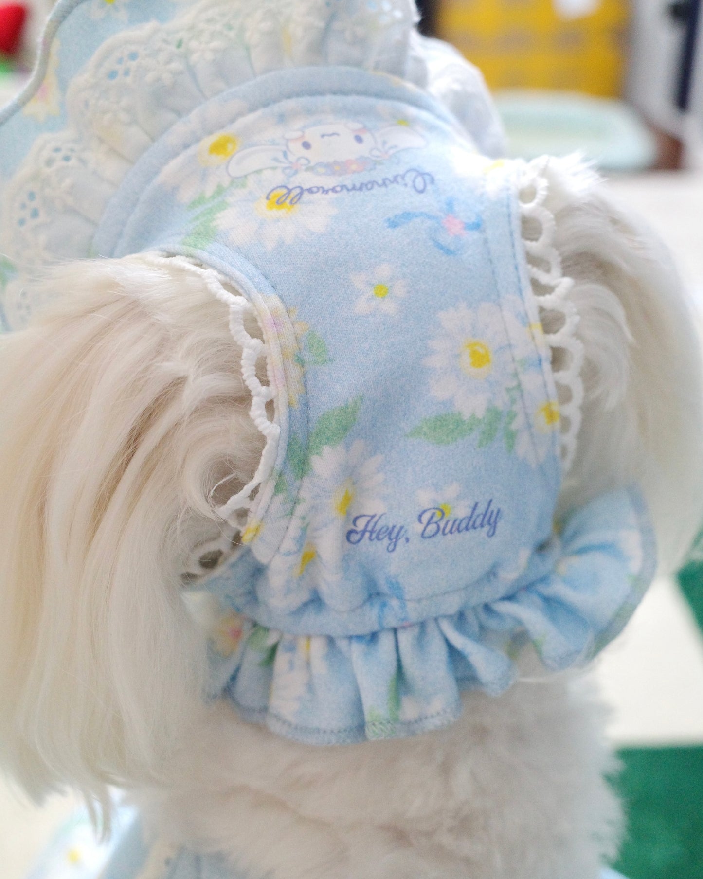 ＜予約＞【CINNAMOROLL】flower lace bonnet