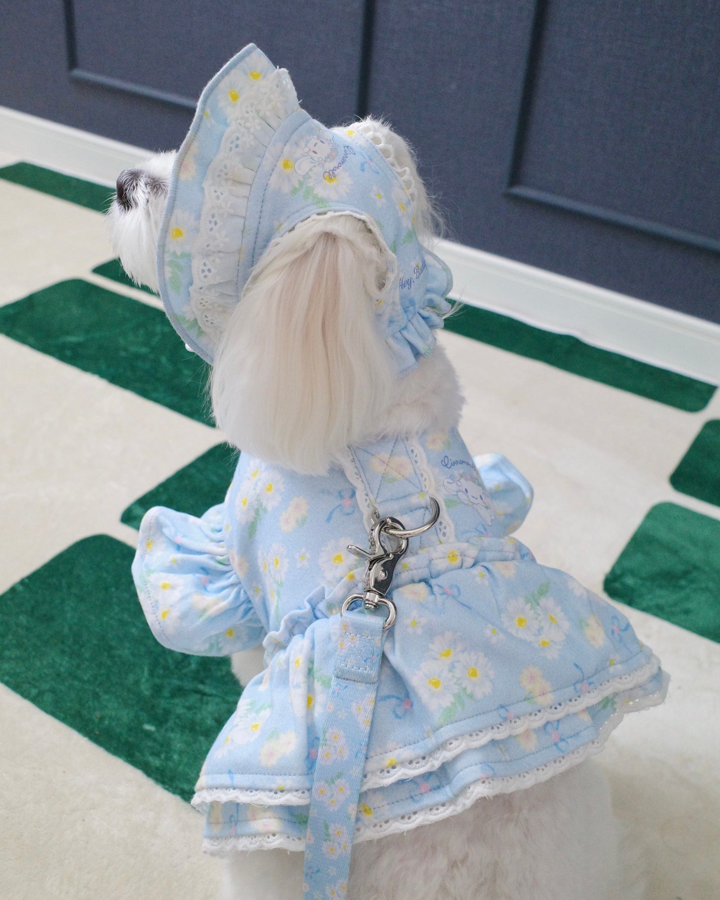 ＜予約＞【CINNAMOROLL】flower lace bonnet