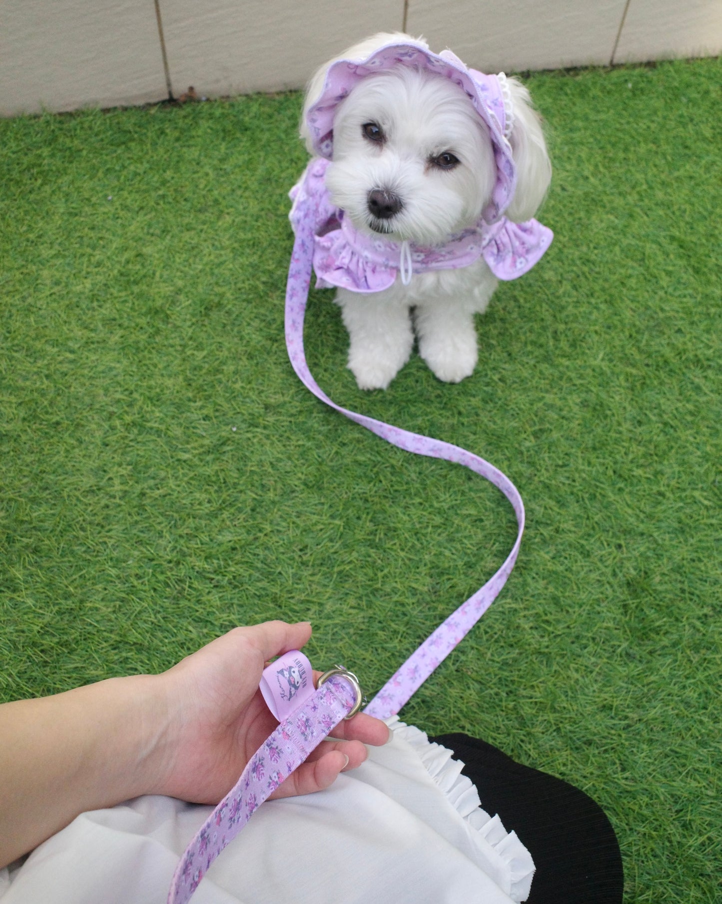 【KUROMI】flower shoulder leash