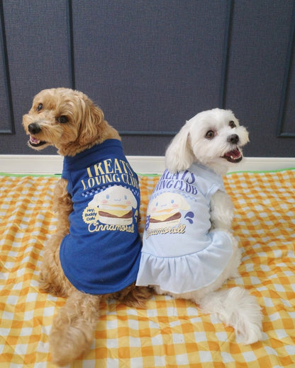 【CINNAMOROLL】おやつ大好きくらぶ。Tシャツ - HEY,BUDDY