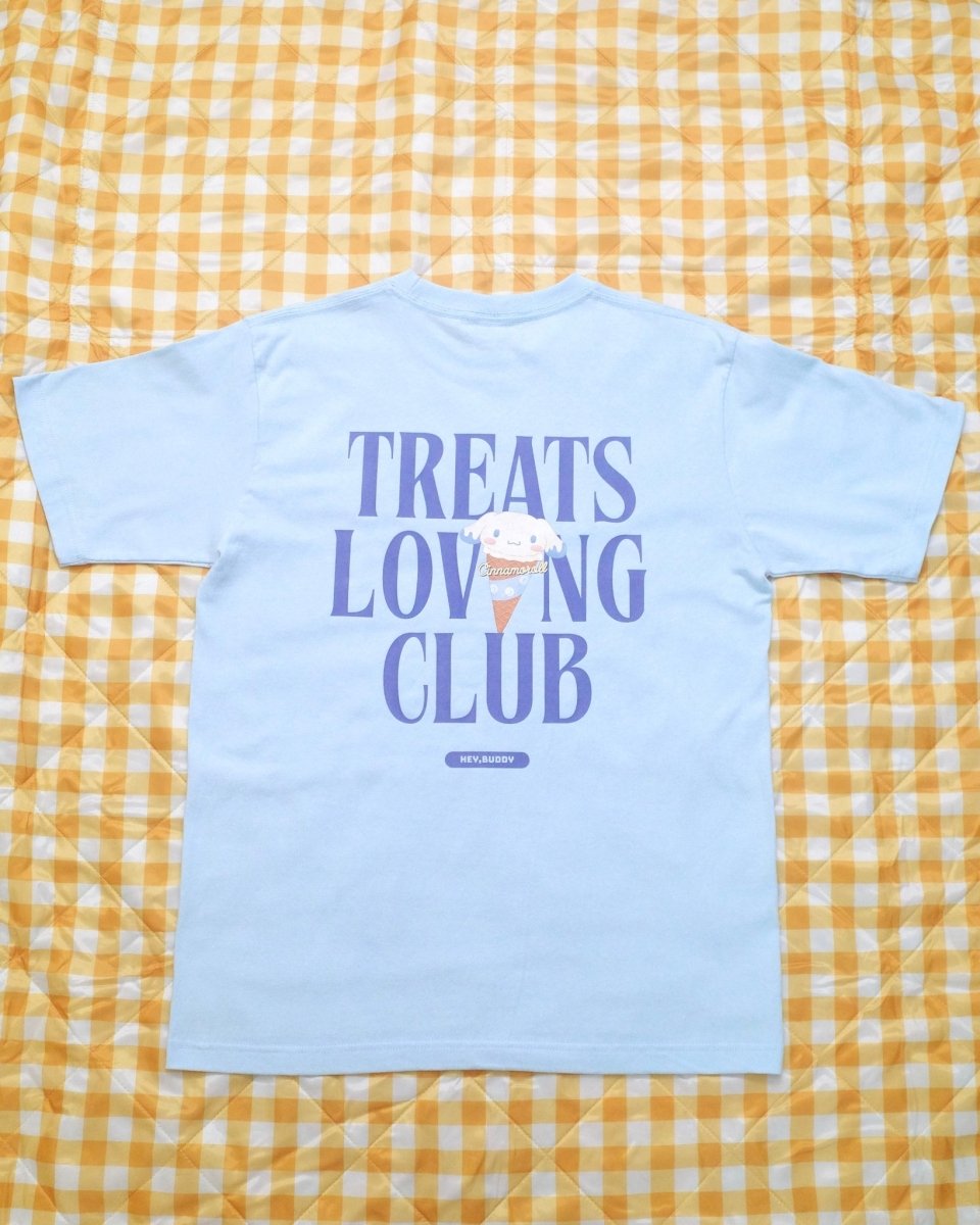 【CINNAMOROLL】おやつ大好きくらぶ。ペアTシャツ - HEY,BUDDY