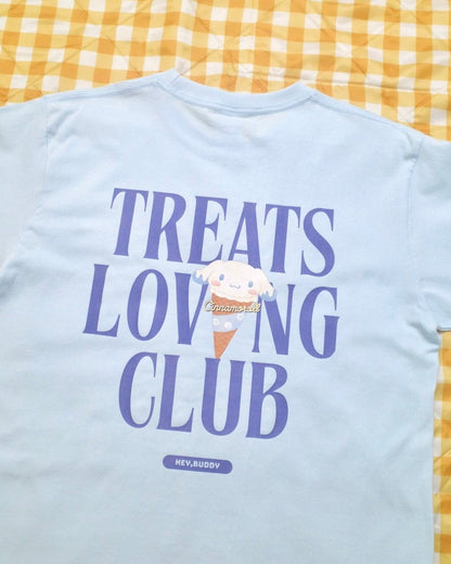 【CINNAMOROLL】おやつ大好きくらぶ。ペアTシャツ - HEY,BUDDY