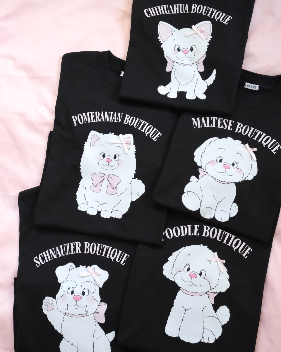 girly dog long T-shirts - HEY,BUDDY