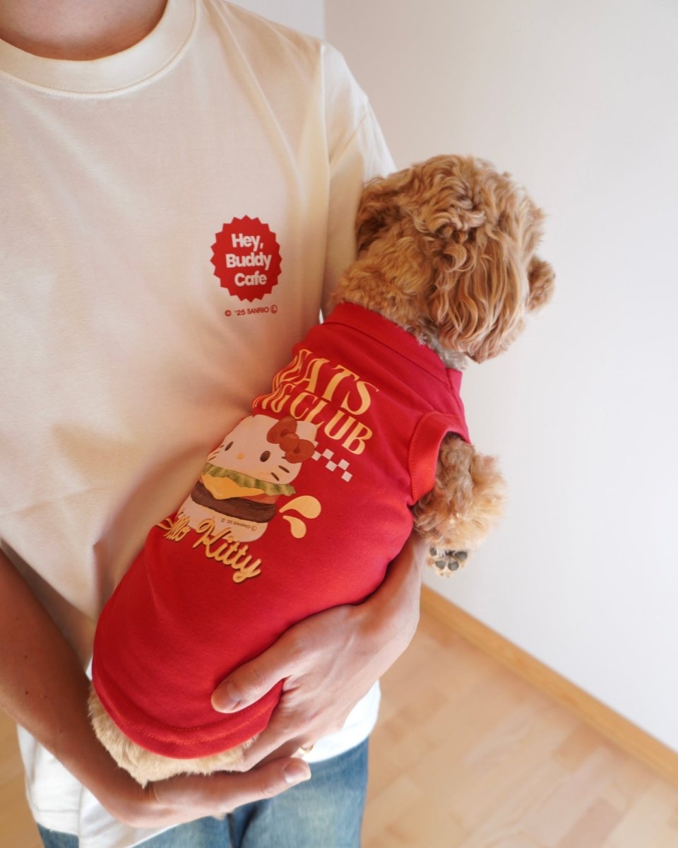 【HELLO KITTY】おやつ大好きくらぶ。ペアTシャツ - HEY,BUDDY