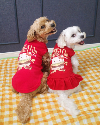 【HELLO KITTY】おやつ大好きくらぶ。Tシャツ - HEY,BUDDY