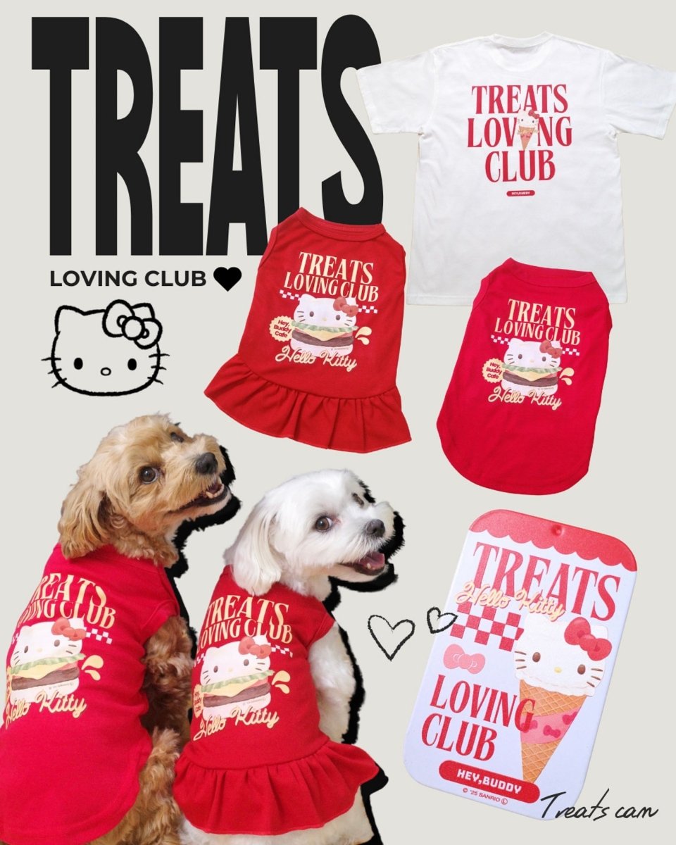 【HELLO KITTY】おやつ大好きくらぶ。Tシャツ - HEY,BUDDY