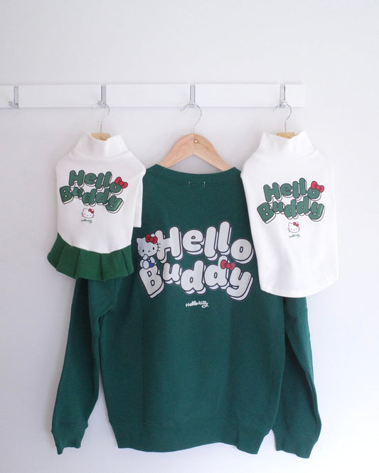 HELLO,BUDDY PAIR SWEAT T - SHIRT - HEY,BUDDY