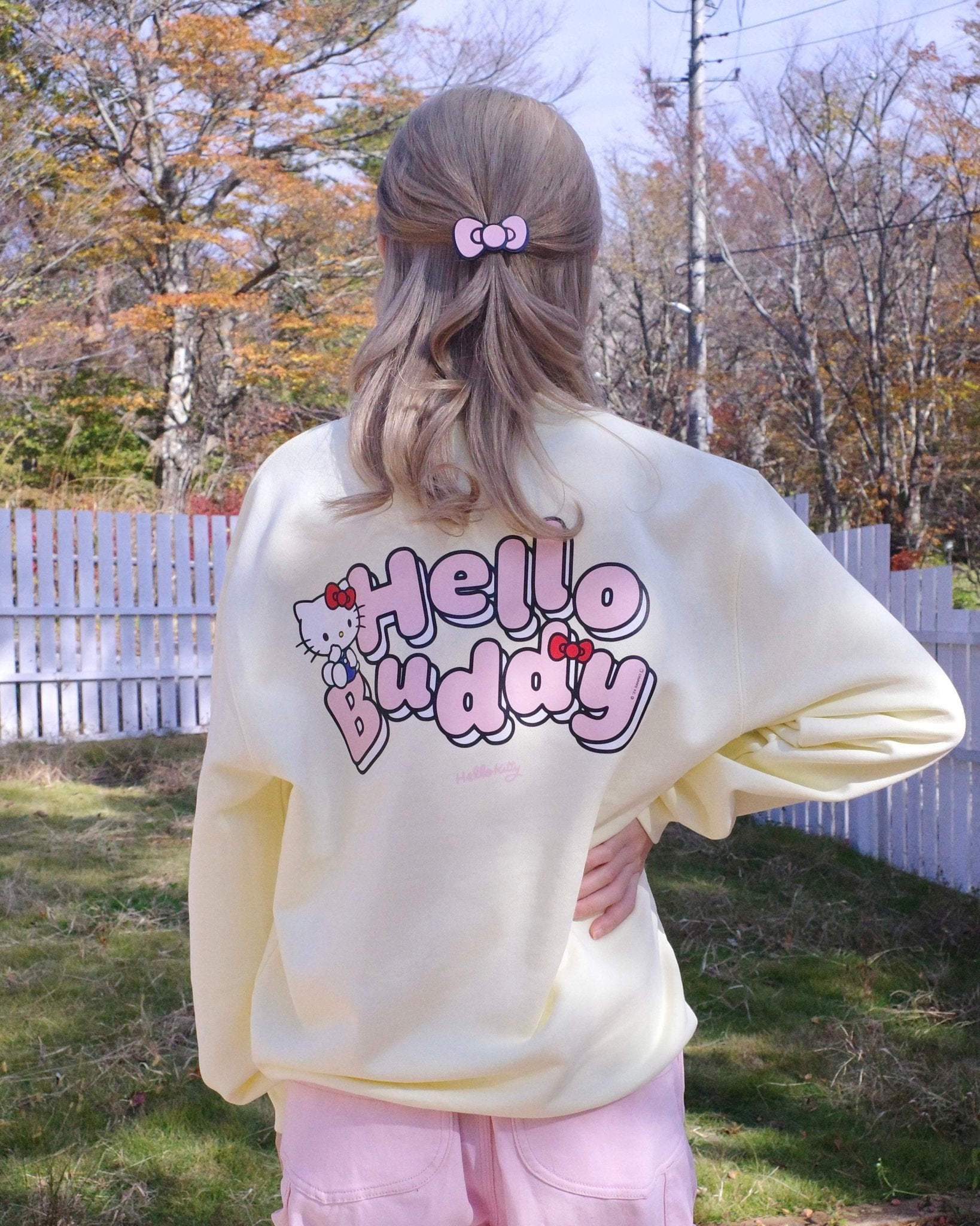 HELLO,BUDDY PAIR SWEAT T - SHIRT - HEY,BUDDY