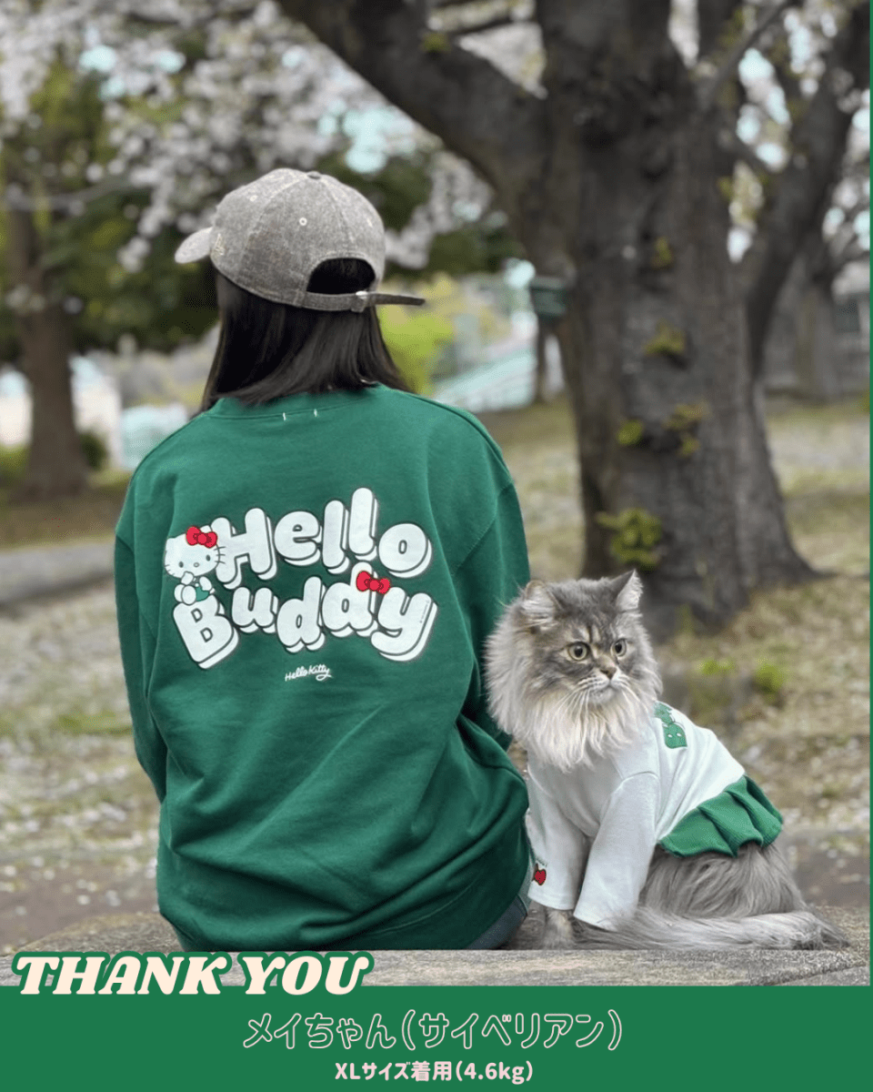 【HELLO,KITTY】ペアスウェット - HEY,BUDDY