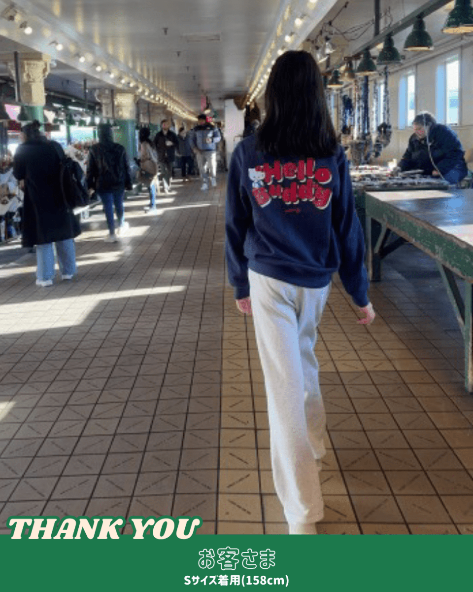 【HELLO,KITTY】ペアスウェット - HEY,BUDDY