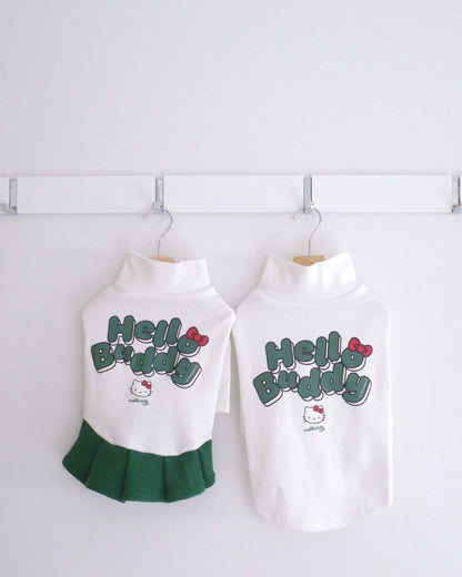 【HELLO,KITTY】ハイネックワンピース - HEY,BUDDY