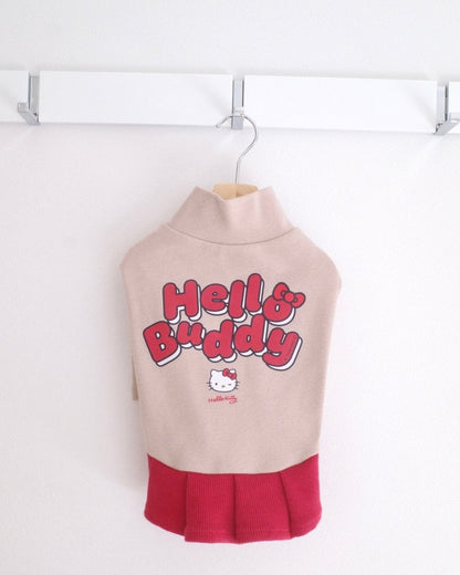 【HELLO,KITTY】ハイネックワンピース - HEY,BUDDY