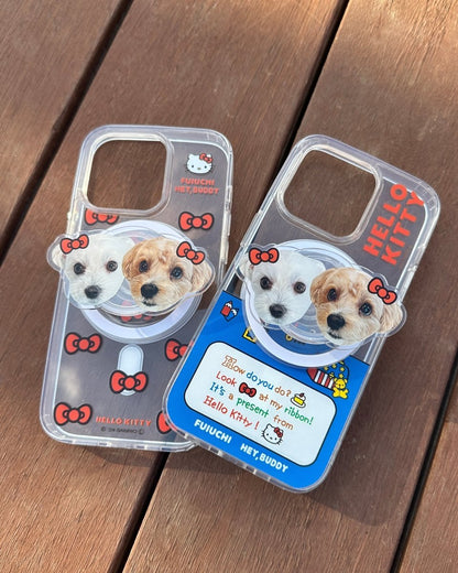 【HELLO,KITTY】なりきりスマホケース - MagSafe対応 - HEY,BUDDY