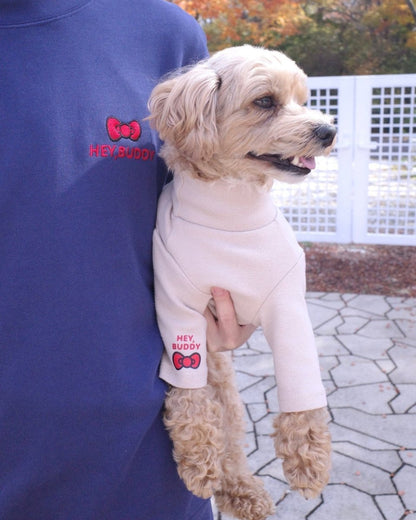 【HELLO,KITTY】ハイネックTシャツ - HEY,BUDDY