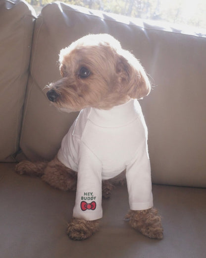 【HELLO,KITTY】ハイネックTシャツ - HEY,BUDDY