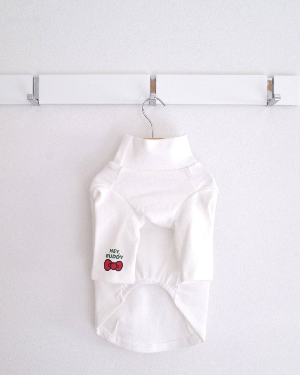 【HELLO,KITTY】ハイネックTシャツ - HEY,BUDDY