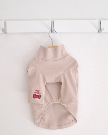 【HELLO,KITTY】ハイネックTシャツ - HEY,BUDDY