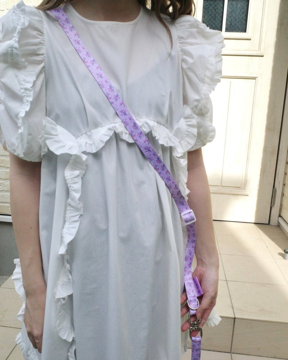【KUROMI】flower shoulder leash - HEY,BUDDY