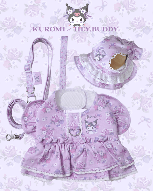 【KUROMI】flower lace bonnet - HEY,BUDDY