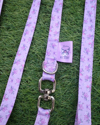【KUROMI】flower shoulder leash - HEY,BUDDY