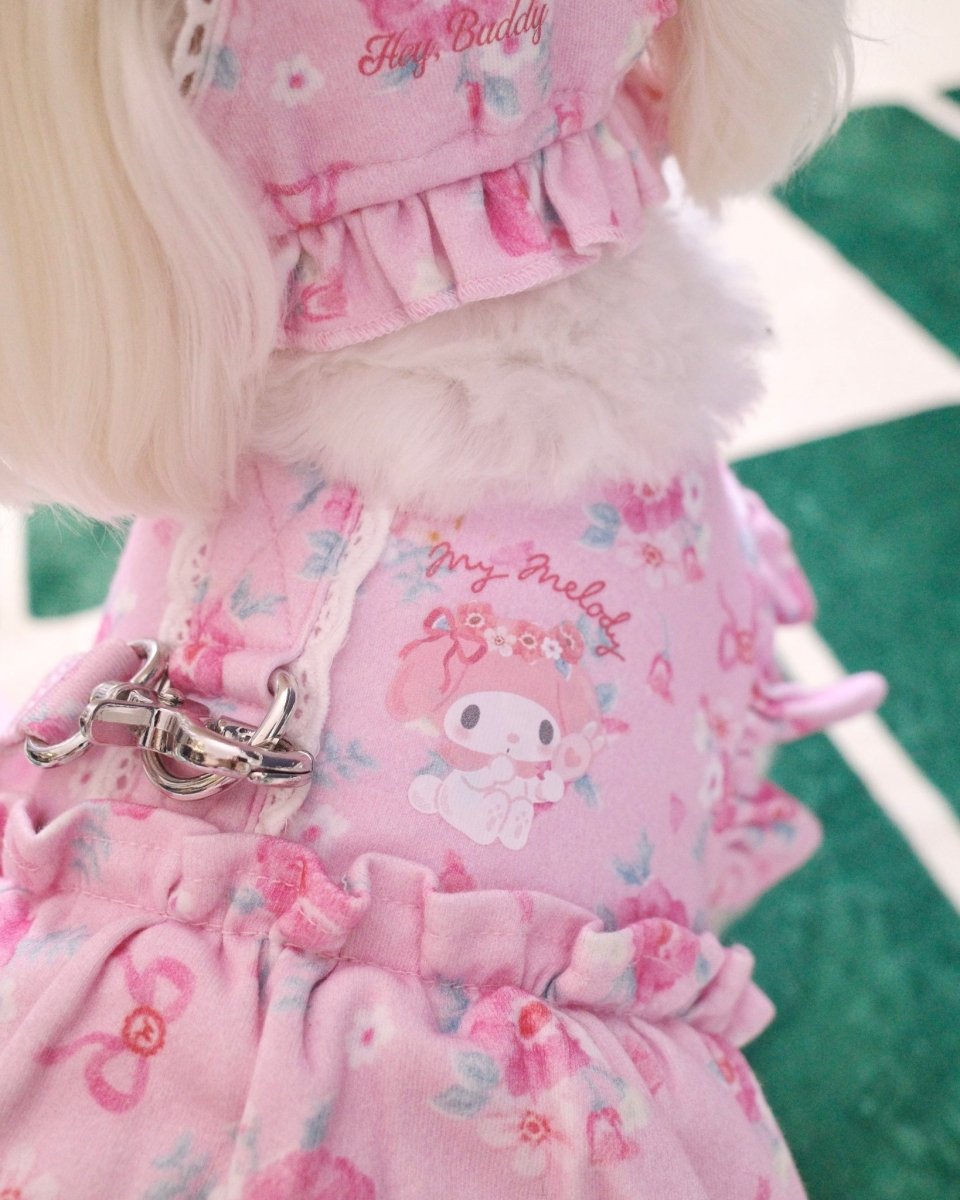 【MY MELODY】flower double lace harness - HEY,BUDDY