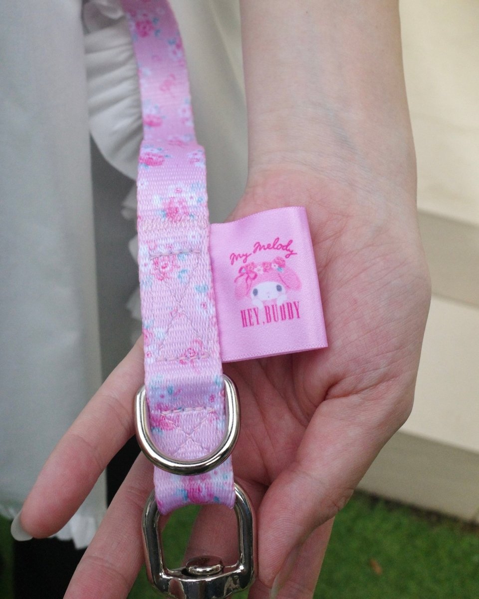 【MY MELODY】flower shoulder leash - HEY,BUDDY