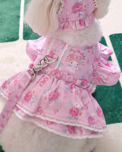 【MY MELODY】flower shoulder leash - HEY,BUDDY