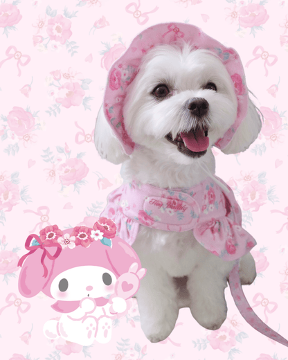【MY MELODY】flower shoulder leash - HEY,BUDDY