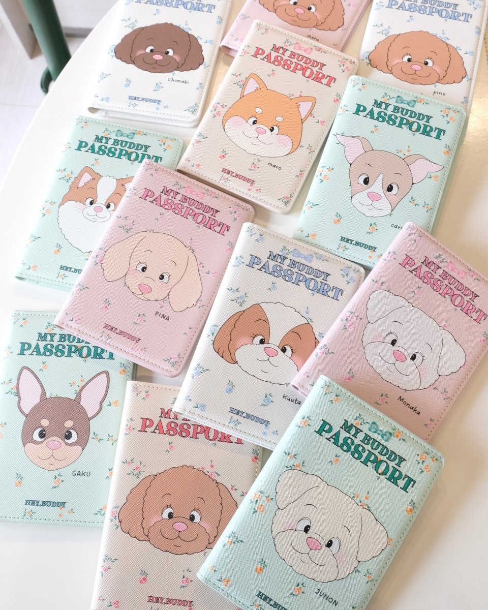 PASSPORT - floral - HEY,BUDDY