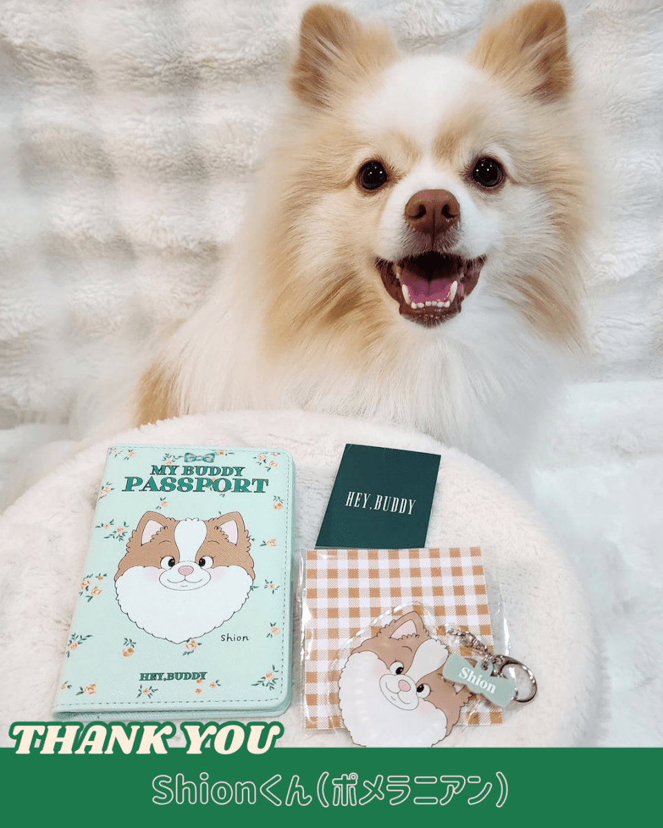 PASSPORT - floral - HEY,BUDDY