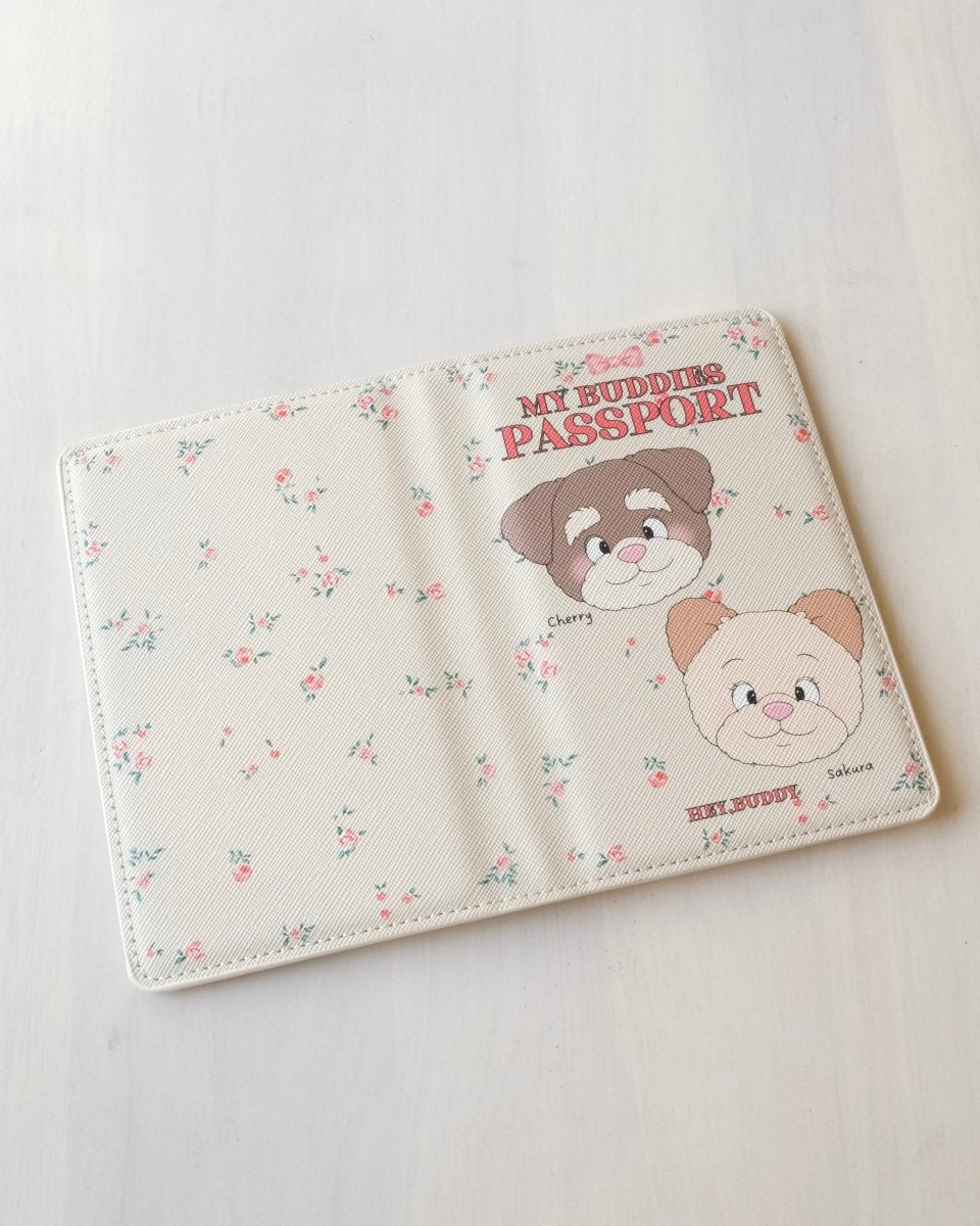 PASSPORT - floral - HEY,BUDDY