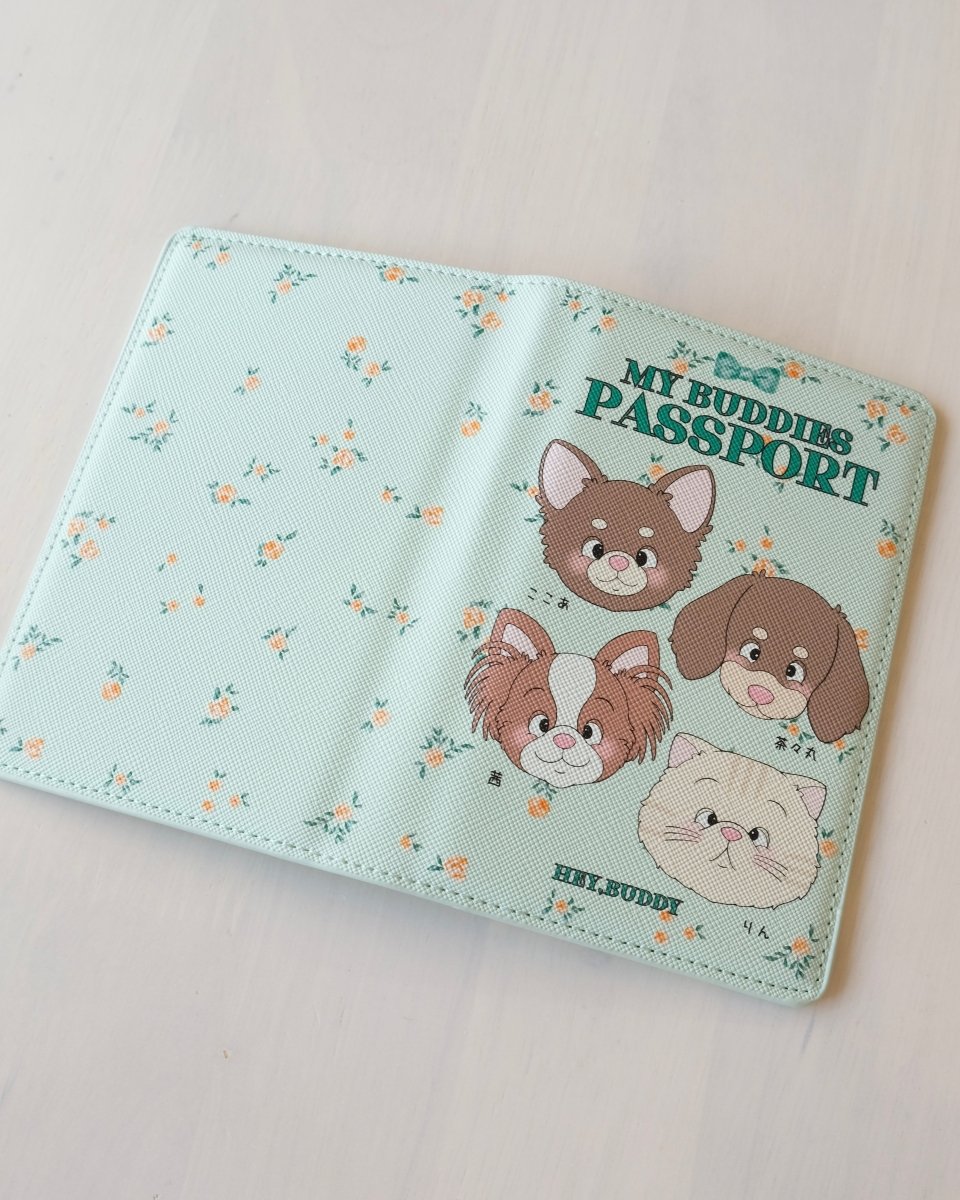 PASSPORT - floral - HEY,BUDDY