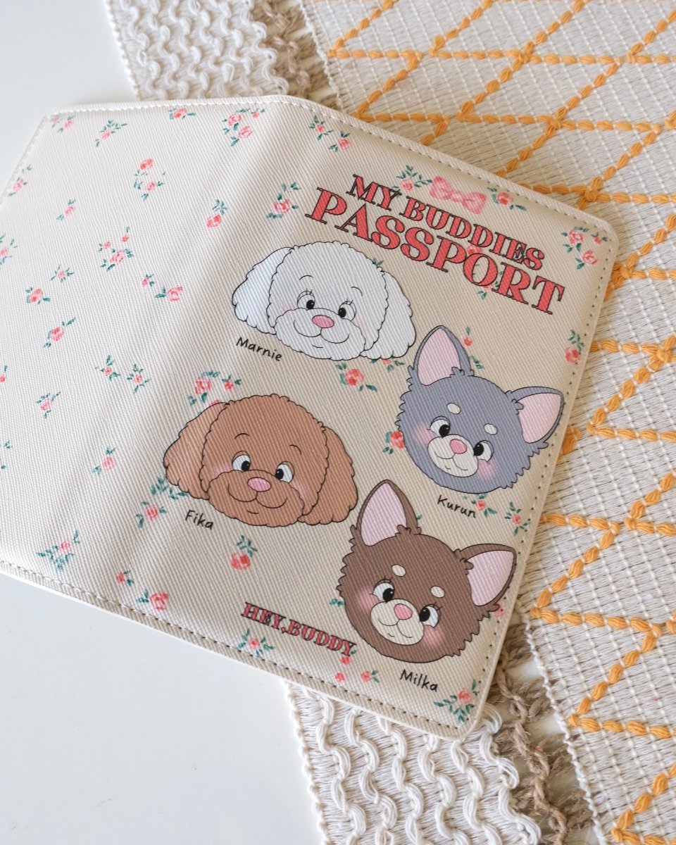 PASSPORT - floral - HEY,BUDDY